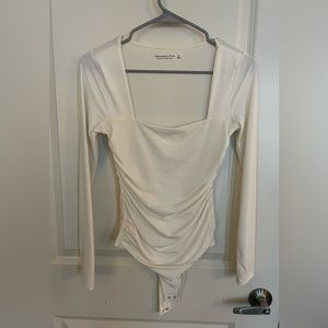 Abercrombie off white bodysuit, size S, worn twice